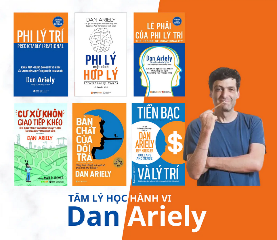Read more about the article 6 cuốn sách của Dan Ariely: Tâm lý học hành vi chưa bao giờ thú vị đến thế