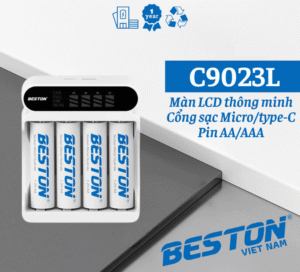 Read more about the article Combo sạc Beston C9023L cùng pin AA & AAA: Giải pháp “cứu cánh” cho mọi thiết bị ăn pin