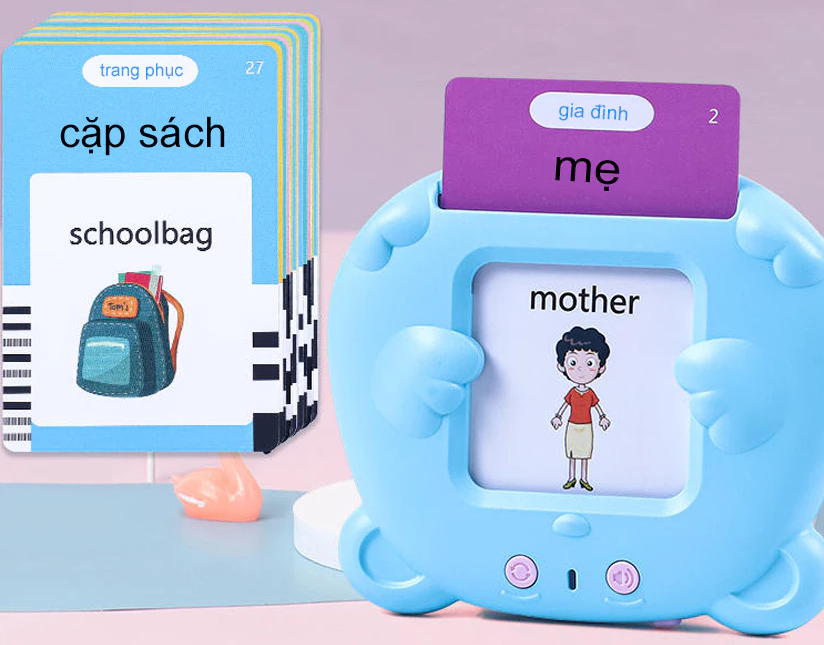 Read more about the article Máy đọc thẻ Flashcard song ngữ Anh – Việt: Vừa học vừa chơi, trẻ con mê, bố mẹ khoái!